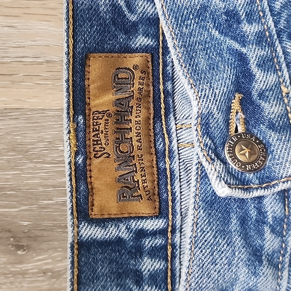 Vintage Schaefer Outfitter Ranch Hand Denim Jeans Classic Relaxed Fit Sz 35×38 - Picture 5 of 11